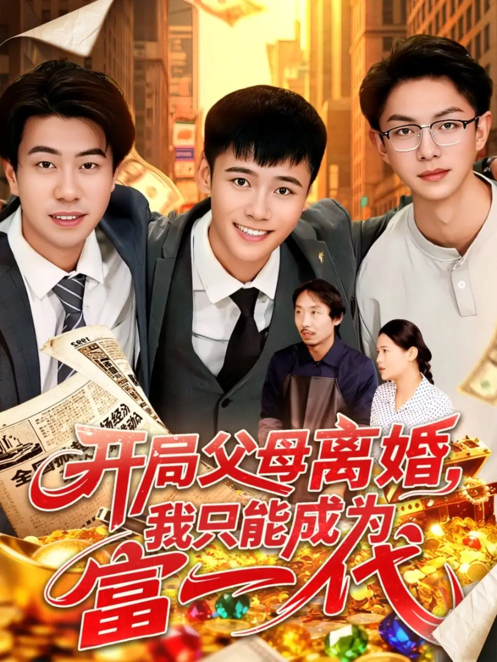 短剧《开局父母离婚，我只能成为富一代》完整剧情全集免费在线观看