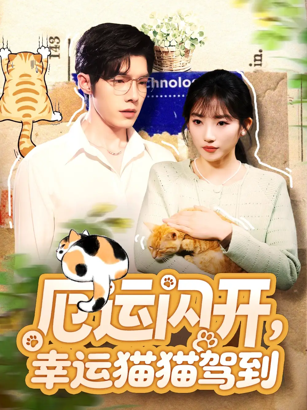 短剧《厄运闪开，幸运猫猫驾到》完整剧情全集免费在线观看