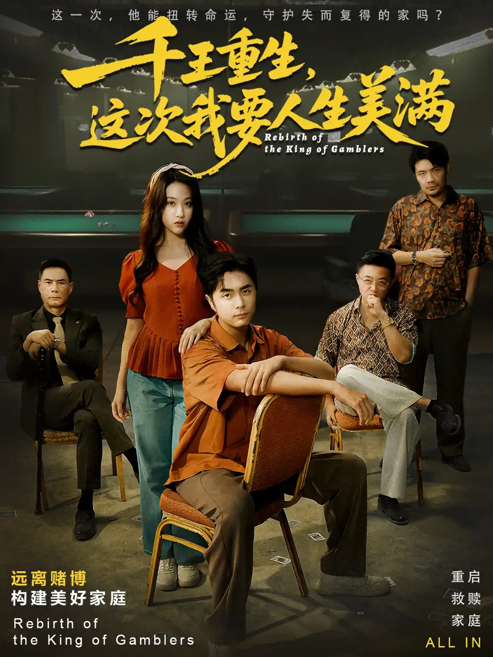 短剧《千王重生，这次我要人生美满＆重回九零：掌牌局护妻女》完整剧情全集免费在线观看